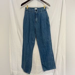 Aritzia Wilfred Free Wide Leg High Rise Jeans